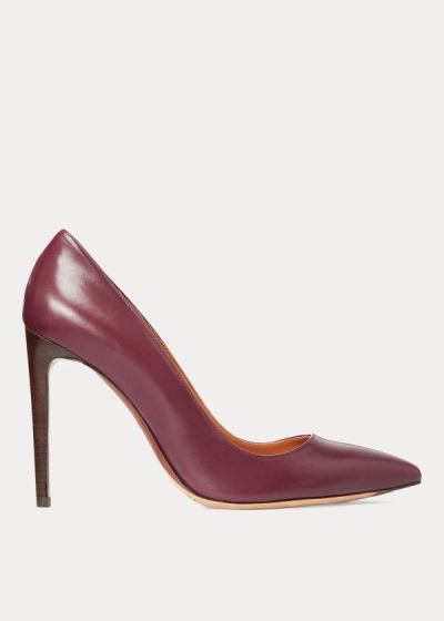 Ralph Lauren Celia Calfskin Pumps Dame Danmark (CBAGL7803)